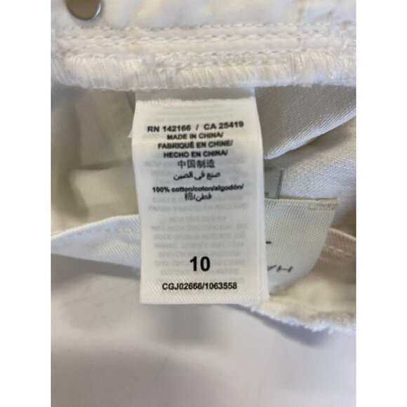 Habitual‎ Girls White Raw Hem Bermuda Denim Shorts Belted Size 10 NWT - Picture 9 of 12